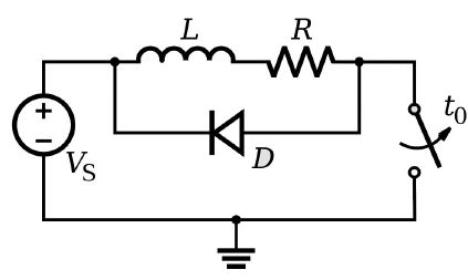 diode to reduce noise 
